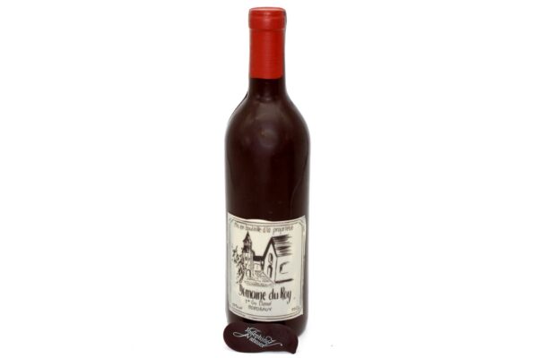 Bouteille de vin chocolat 28cm – Image 3