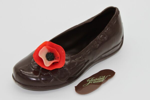 Ballerine en chocolat
