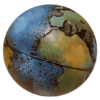Globe chocolat noir