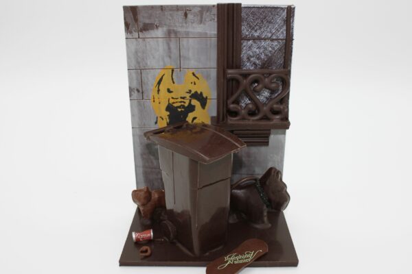 Coin de rue de Paris en chocolat