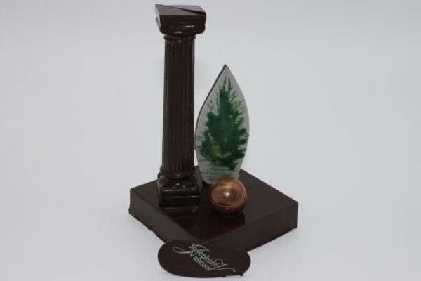 Colonne T2 en chocolat noir