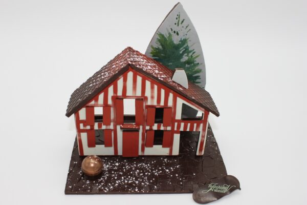 Maison Basque en chocolat noir