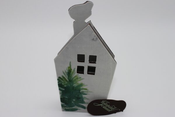 Maison de papier T3 en chocolat noir garnie