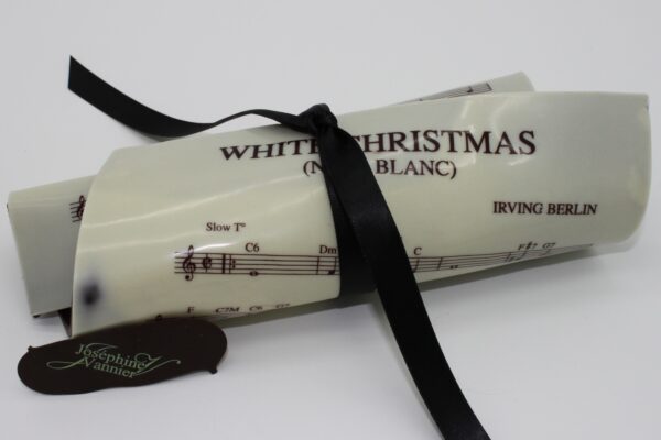 Partition de musique en Chocolat White Christmas