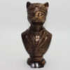 Buste chat en chocolat noir