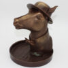 Buste Mouton en chocolat noir garni