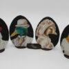 Oeuf Animal en chocolat noir garni T2