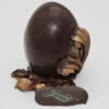 Oeuf Ferronnerie en chocolat noir garni