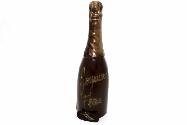 Bouteille de champagne chocolat