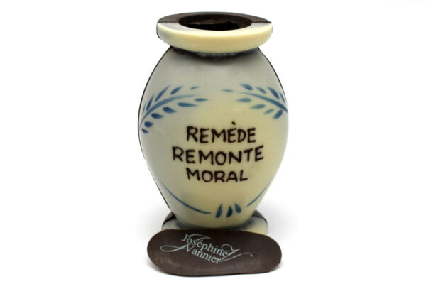 Pot d'apothicaire remonte moral en chocolat noir garni