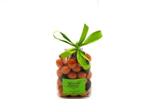 Oranges confites aux 2 chocolats