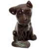 Chiot en chocolat noir