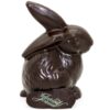 Lapin en chocolat noir 12 cm
