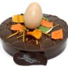 Boite Poulailler en chocolat noir garni T2