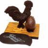 Coq sur Plancher en chocolat noir T0
