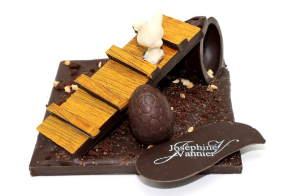 Poulailler en chocolat noir T0