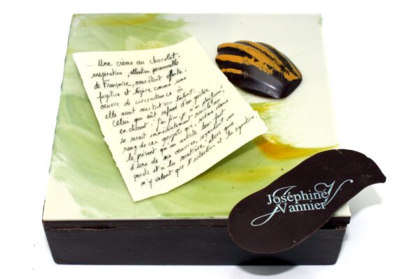 Boite madeleine de Proust T2 Garni en Chocolat
