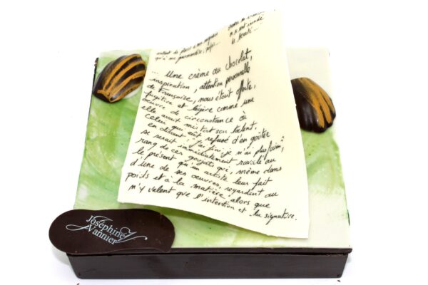 Boite madeleine de Proust T3 Garni en Chocolat