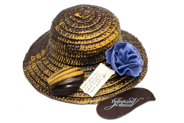 Chapeau de paille Marcel Proust en Chocolat