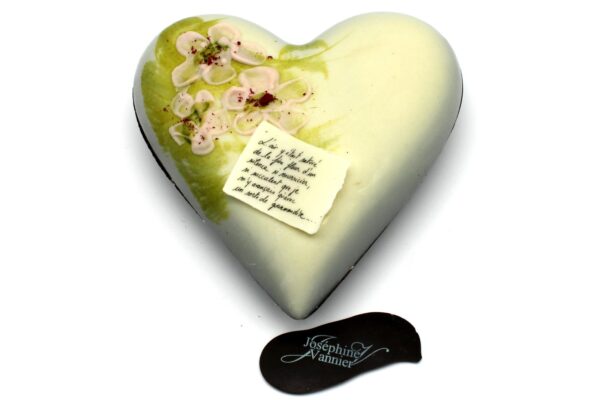 Cœur aubépine T3 Garni en Chocolat