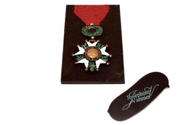Plaque légion d'honneur en chocolat