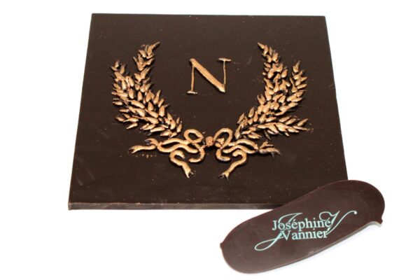 Plaque Napoléon 11x11cm en chocolat
