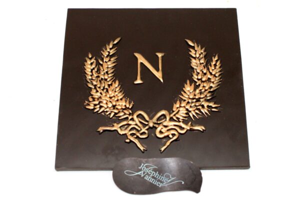 Plaque Napoléon 14x14cm en chocolat