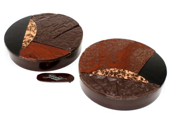 Boite Patchwork 15cm Garnie en Chocolat