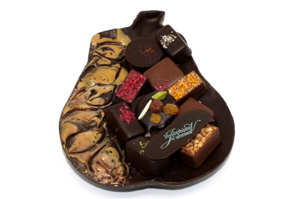 Coupelle Poire Garnie en Chocolat