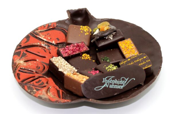 Coupelle Pomme Garnie en Chocolat