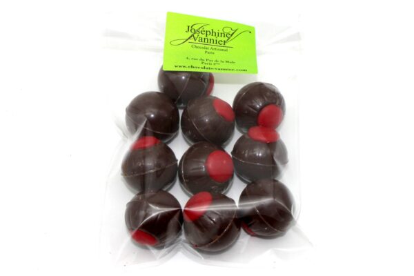 Sachet Ganache Tequila Piment chocolat noir