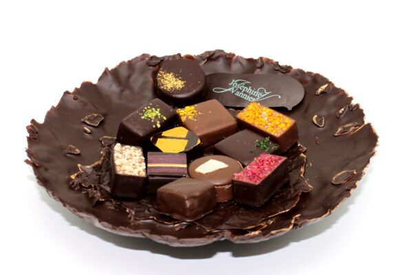 Assiette Kintsugi T2 Garnie en Chocolat