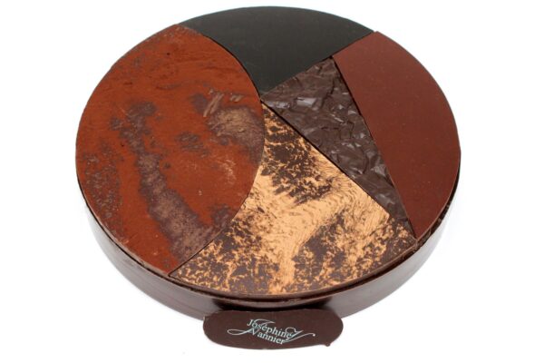 Boite Patchwork 20cm Garnie en Chocolat