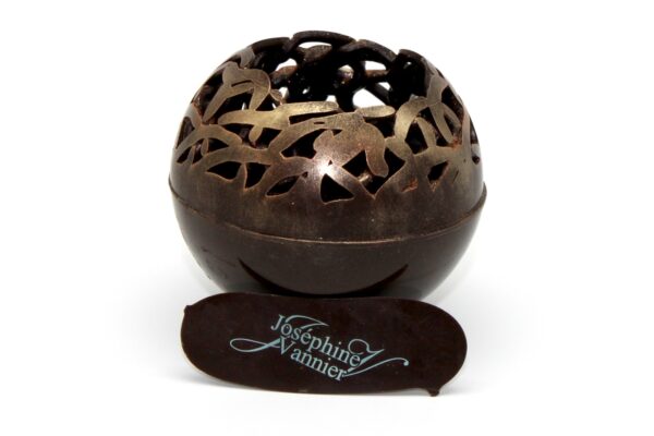 Boule Dentelle T1 Garnie en Chocolat