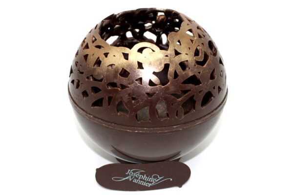Boule Dentelle T3 Garnie en Chocolat