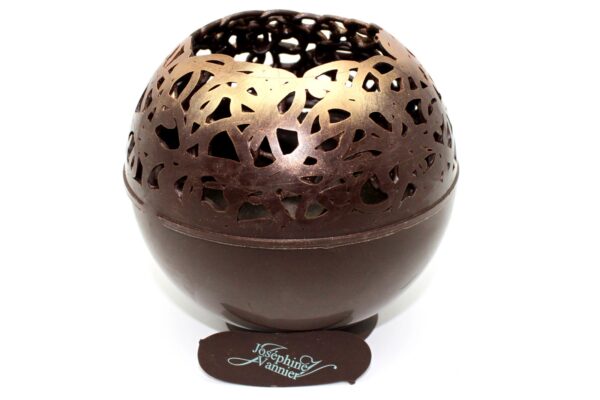 Boule Dentelle T4 Garnie en Chocolat