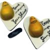 Cœur Sunshine Poire en chocolat noir