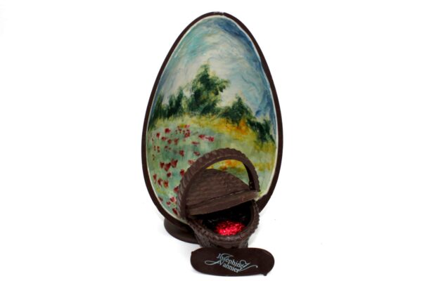 Les coquelicots par Monet T1 en chocolat noir garni NON LIVRABLE