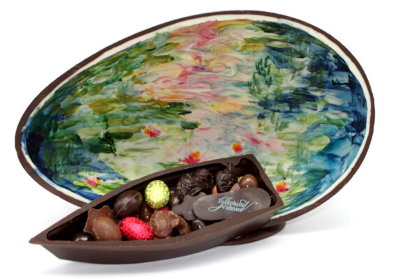 Les nymphéas par Monet T3 en chocolat noir garni NON LIVRABLE