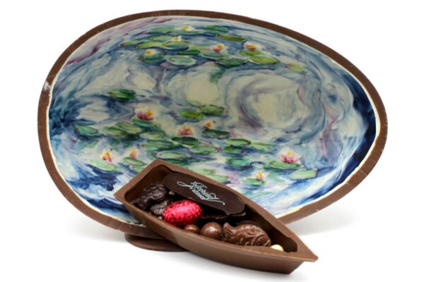 Les nymphéas par Monet T2 en chocolat au lait garni NON LIVRABLE