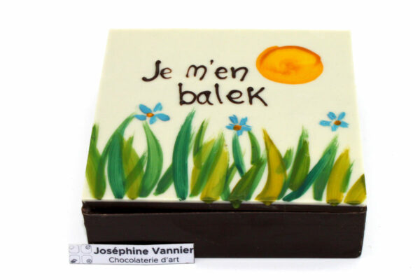 Boite Je m'en Balek Garnie en Chocolat