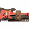 Guitare électrique chocolat noir