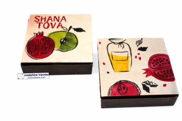 Boite Shana Tova T2 Garnie en Chocolat