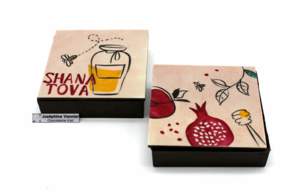Boite Roch Hachana T2 Garnie en Chocolat