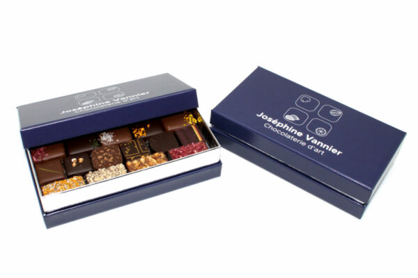 Ecrin de 140g d'assortiments de chocolats