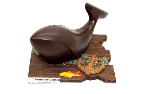 Fonds Marins T3 en chocolat noir garni
