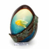 Oeuf Bubble T2 en chocolat noir garni