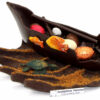 Paysage Sous-marin T2 en chocolat noir garni