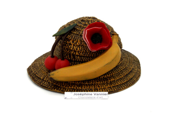 Chapeau de paille en Chocolat