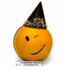 Boule Smiley en chocolat noir Garnie